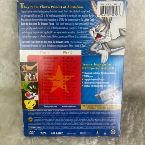 Looney Tunes: Spotlight Collection The Premiere Edition box set complete 2 DVDs - Picture 2 of 4